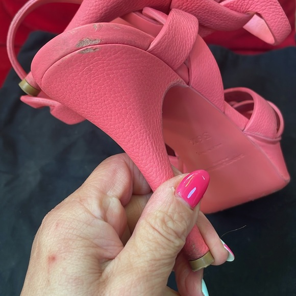 Beautiful bubble gums YSL tribute Sandals - Picture 5 of 6